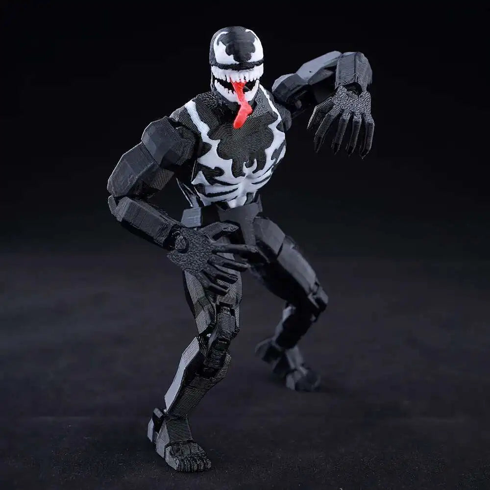 Фигурки на Venom Spider-Man Lucky13 Dummy13 - 3D принтиран манекен T13 с многочленен механизъм за промяна на формата, аниме, колекционерски играчки