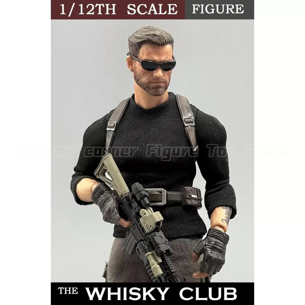 【In Stock】Original Bigaddict TARGET 001 THIE WHISKY CLUB Killer Marc 1/12 Action Figure Toy Model Collection