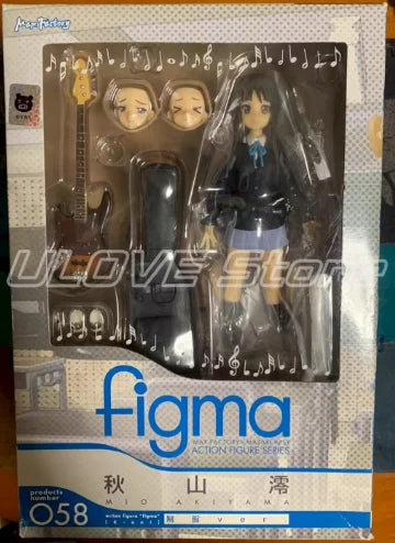 In Stock Original Max Factory Figma#058 Figma#060 K-ON! Mio Akiyama Ac ...