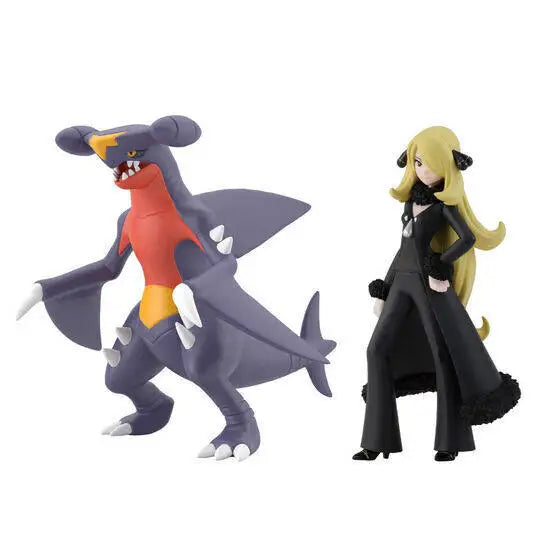 In stock Bandai Food and Toys Pokemon Scale World Bamboo Orchid Biting Land Shark Reprinted Action Figure Collection Gift