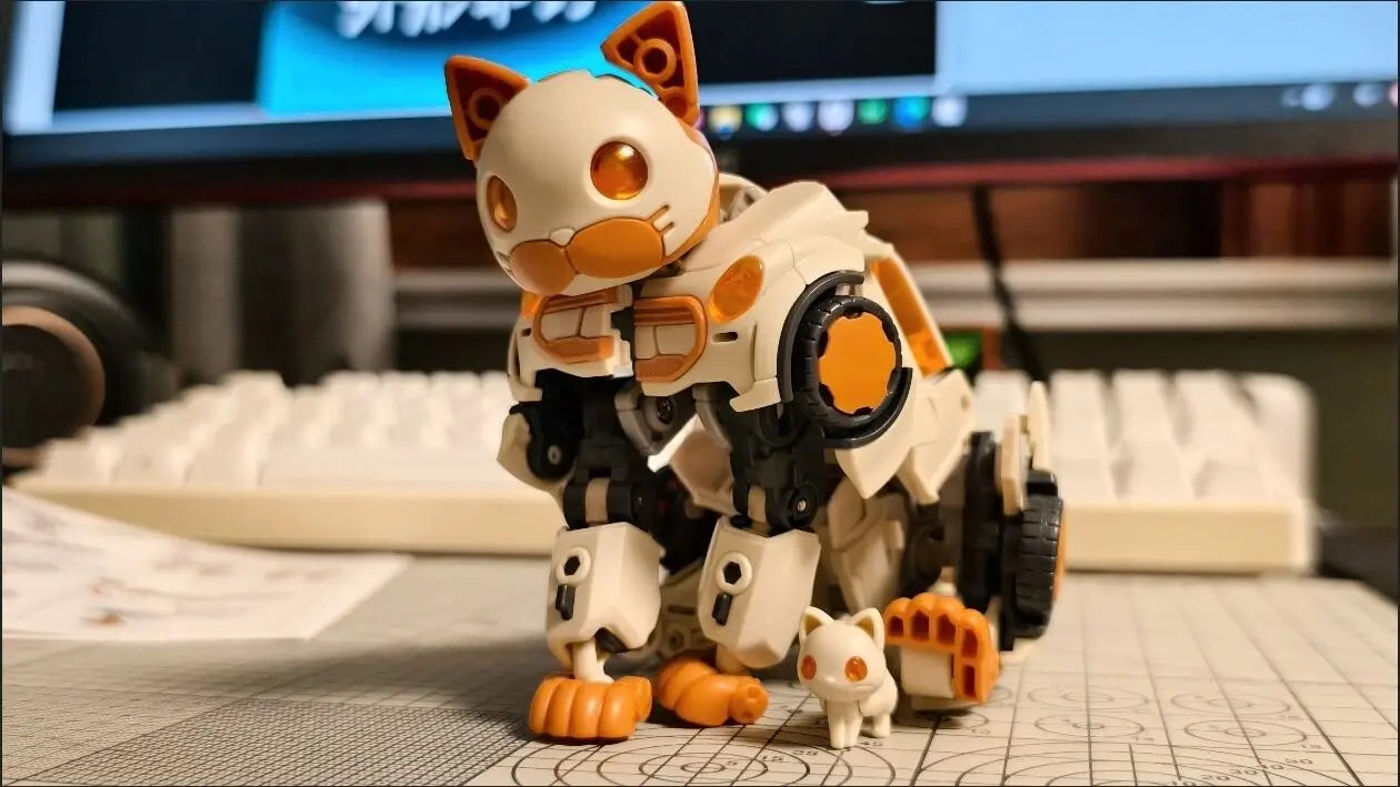 52toys Beastbox Bd-16 Fickle Step Umwandlung in Mecha und Würfel Actionfigur Roboter Montagemodell Sammlerspielzeug Geschenke