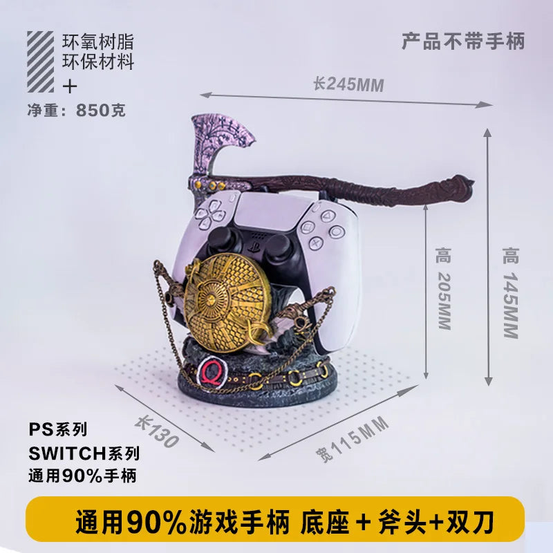 God of War Game Controller Holder for PS5/XBox/PS4 Gamepad Stand Desktop Decoration Anime Universal Bracket Gaming Accessories