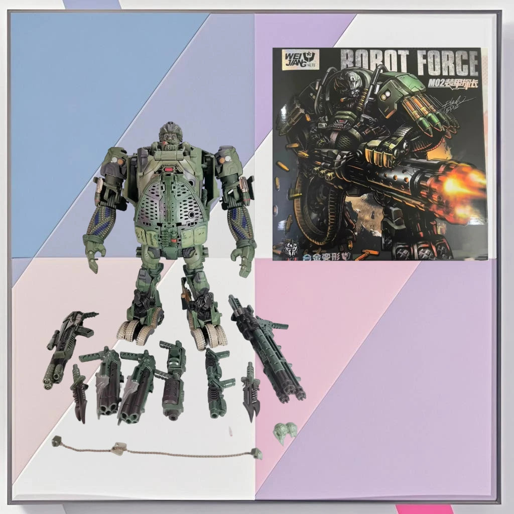 In stock WJ M02 Hound M-02 Colored Emerald Green with Kaha Action Fight Fige Collection Chift