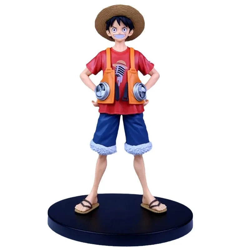 Anime One Piece Film RED DXF The Grandline Men Monkey D Luffy PVC Actionfigur Sammlermodell Spielzeug