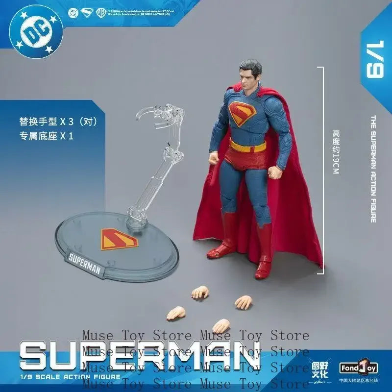In Stock 24 hours delivery Genuine 1/9 Scale Fondjoy DC Hero Batman V Superman BVS Deluxe Set Anime Action Figure Model Movable