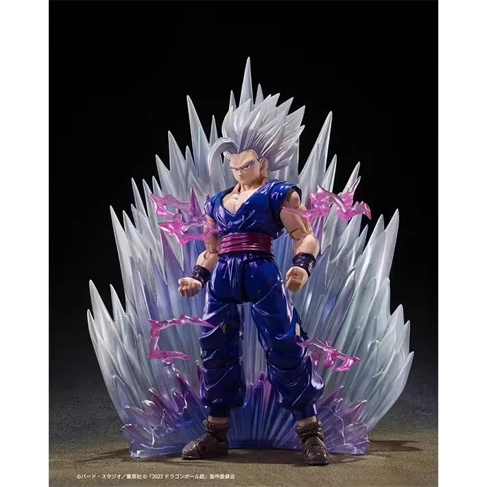 Dragon Ball Superhero Action Figure - Wild Beast Son Gohan Shf Exclusive SDCC CJ Limited Edition Collectible Toy for Fans