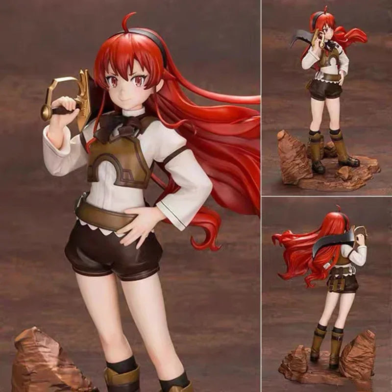 10cm Anime Eris Greyrat Figurine Action Mushoku Tensei Jobless Reincarnation Figure Toys Eris Statue Decoration PVC Model Toys