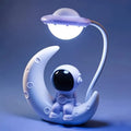Kreatives Mond-Astronauten-Nachtlicht, kleine LED-Schreibtischlampe zur Schlafzimmerdekoration, Weihnachtsgeschenk, Neonschild, Nachtlicht