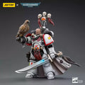 JOYTOY Warhammer 40k 1/18 Action Figures White Scars Captain Kor'sarro Khan Assault Intercessor Combat Bike Anime Military Model