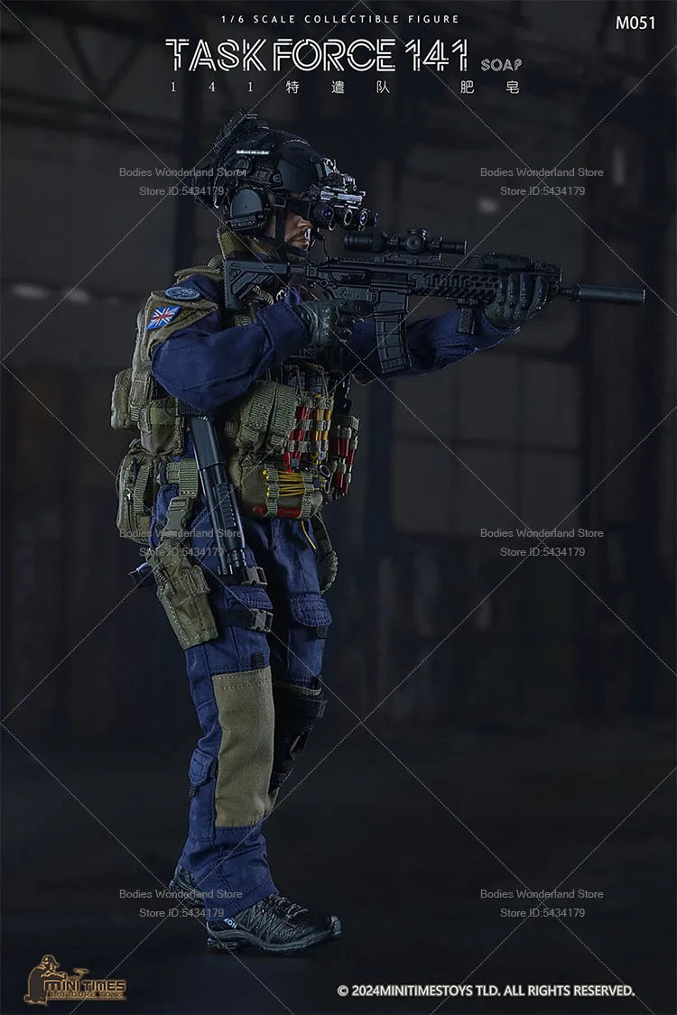 In Stock mini times toys M051 1/6 Scale Male Soldier Special Forces Task Force Soap 12inch Action Figure Doll Collection