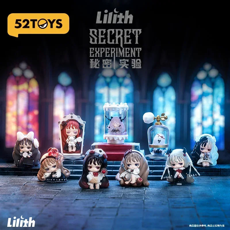 52TOYS Lilith Secret Experiment Series Blindbox Spielzeug Puppe Niedliche Anime Actionfigur Ornamente Figuren Puppen Desktop Home Decor