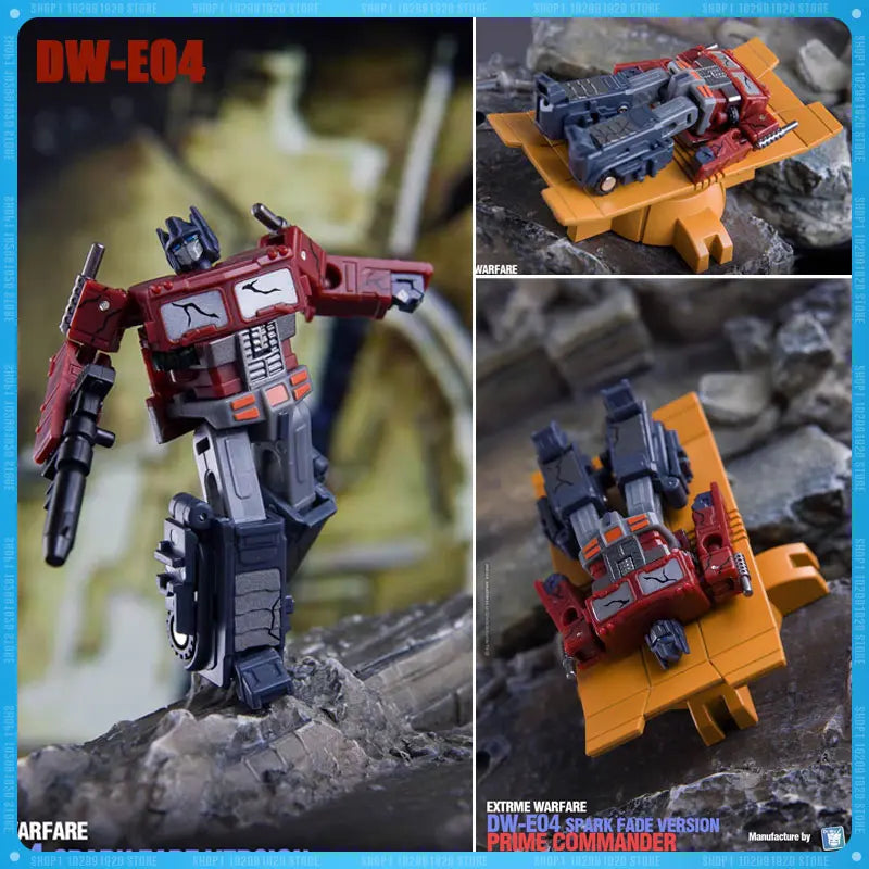 In Stock Transformation Dr.Wu DW-E04 Be Dying OP Commander With Carriage Action Figure Model Statue Collection Halloween Toy