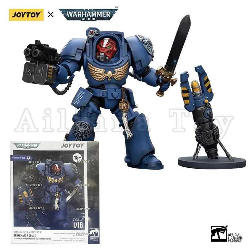 JOYTOY 1/18 Action Figure The Horus Heresy 40K Ultra Squads & Mechas Lieutenant Titus Anime Military Model