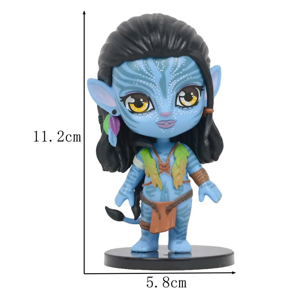 Avatar 2 Neytiri & Jake Sully PVC Figure Model Small Statues Collectibles Desktop Decorations Doll Models Decorations Gifts