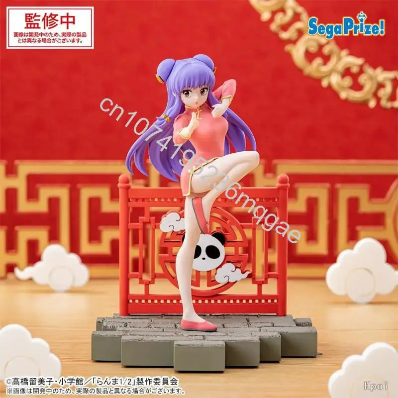 In Stock Ranma 1/2 Luminasta Tendou Akane Shampoo Ranma Figure Anime Model Toy Collection Desktop ornaments Gift Original