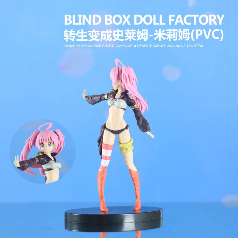 Anime Figure Milim Nava That Time I Got Reincarnated As a Slime PVC 16CM Cute Forked Hands Action Figure Model Kid Toys Gift