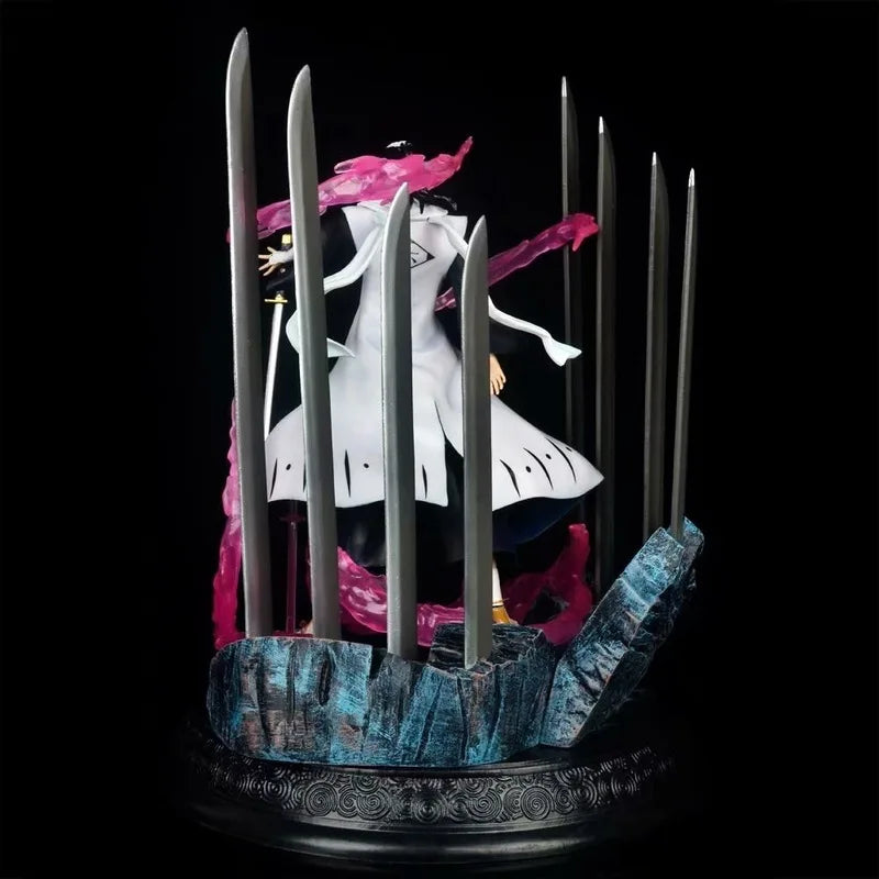 32.5cm Bleach Kuchiki Byakuya Standing Position Anime Figure Model Statue Boys Collection Desktop Decoration Ornament Toy Gift