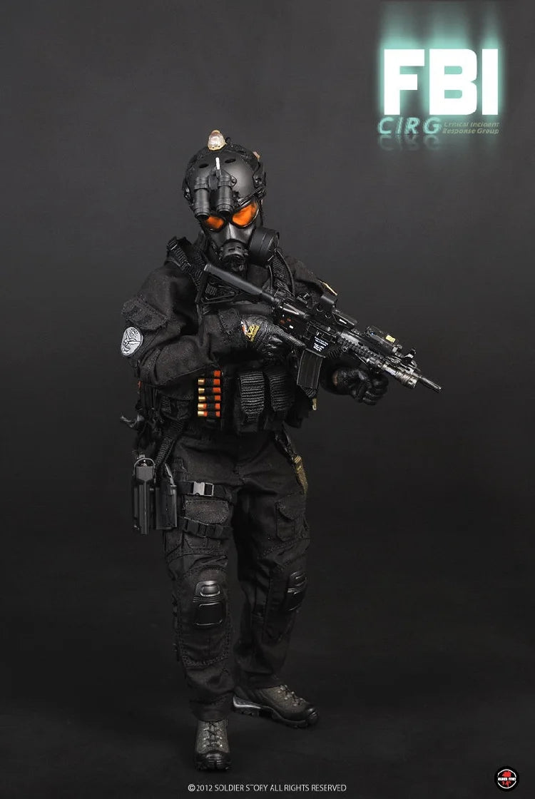 In Stock Soldier Story SS062 1/6 Scale FBI CIRG Emergency Response Group Male Soldier Full Set 12Inch Action Figure Doll Gift