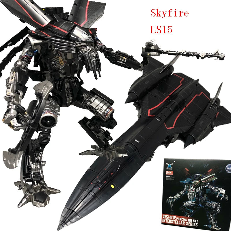 Skyfire LS15 Model Transformation Toys AOYI Jetfire LS-15 Aircraft Robot LS14 Optimus Commander Deformation Figure Star Elder