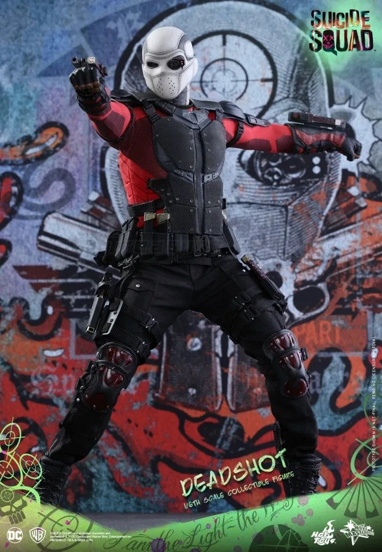 【In Stock】Hot Toys MMS381 X Suicide Squad Deadshot 1/6 Action Figure Toy Ornament Gift