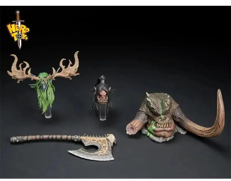 In Stock HERO TOYS LIMITED EDITION Grommash Hellscream Warcraft  1/10 Movable Model Collection Toys Metytoyz Orc Mannoroth