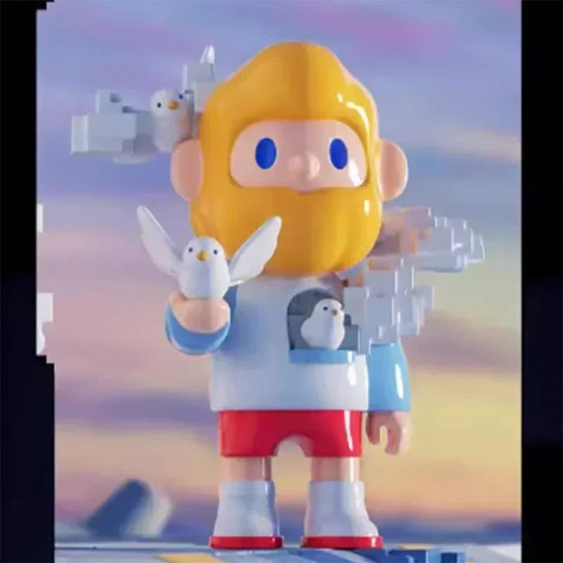 Finding Unicorn FARMER BOB Next Generation Pixel Universe Series Blind Box Toys Kawaii Anime Action Figure Surprise Mystery Box