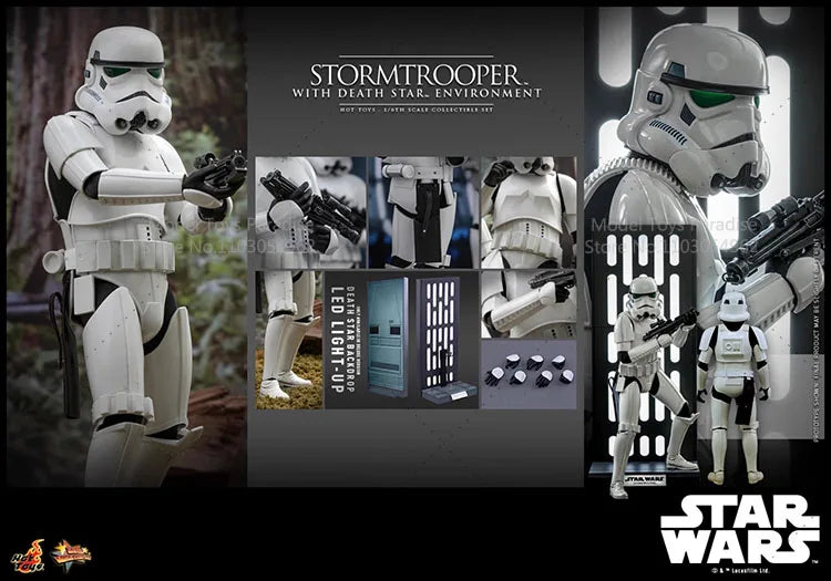 HotToys HT MMS736 1/6 Collectible Toys Stormtrooper Star Wars White Death Star Soldier 12inch Action Figure Model Fans Gifts
