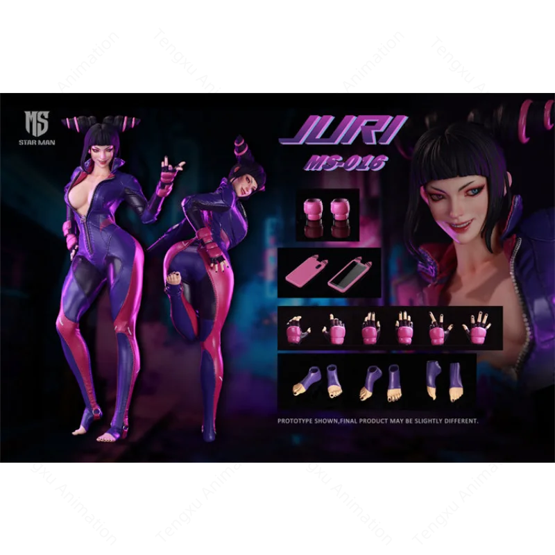 STAR MAN 1/6 Scale MS-016 Female Fighter - Spider  Han Juri Action Figure Collectible Gift