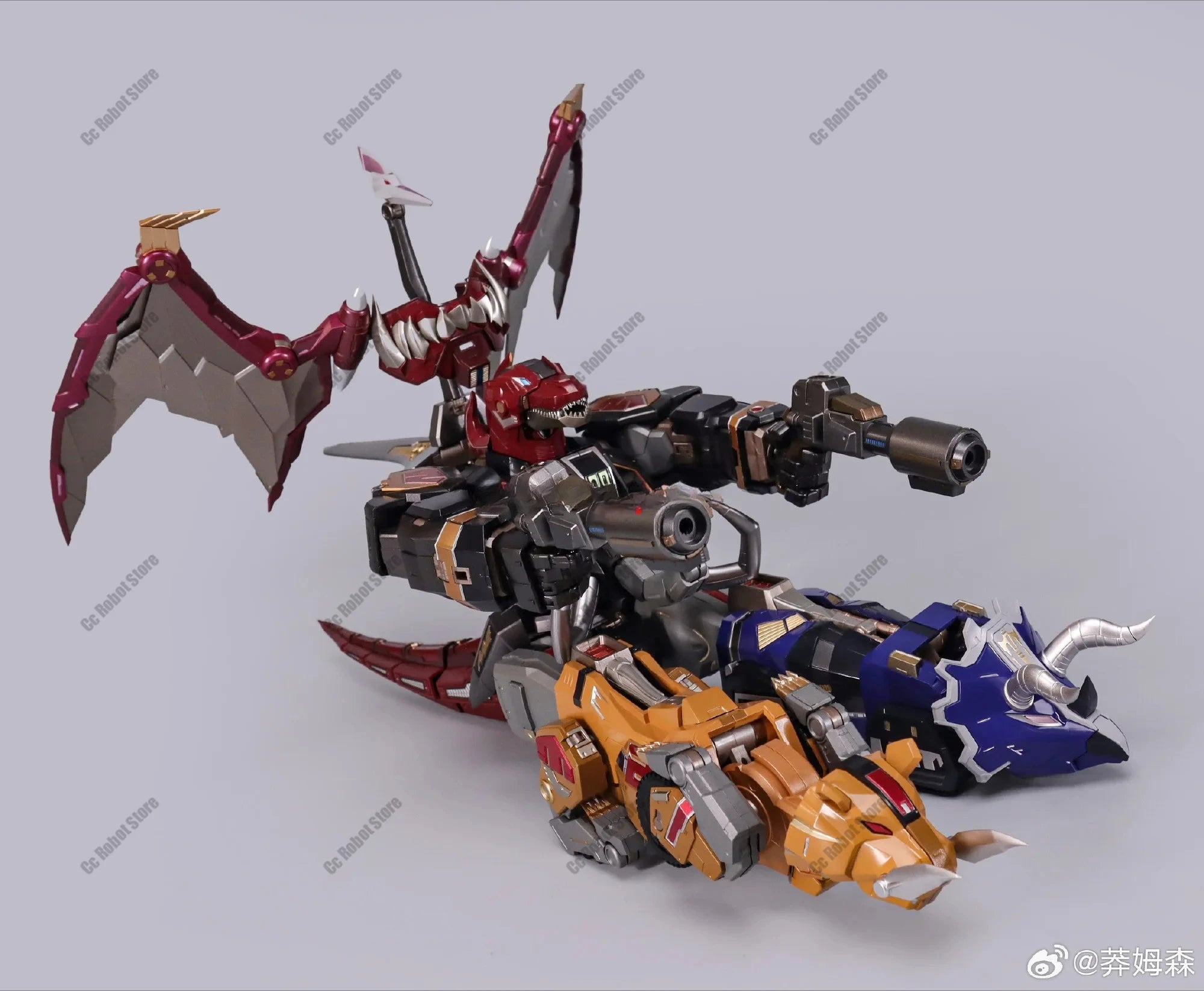 [Brand New in Stock] ZL-01 KO Flame Toy Beast King Dragon Caesar Beast Squad Alloy Finished Model Action Figure