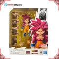 In Stock Genuine Bandai Dragon Ball Model Kit SHF Super Saiyan 4 Son Goku Mini Daima Anime Action Figure Collection Model Toys
