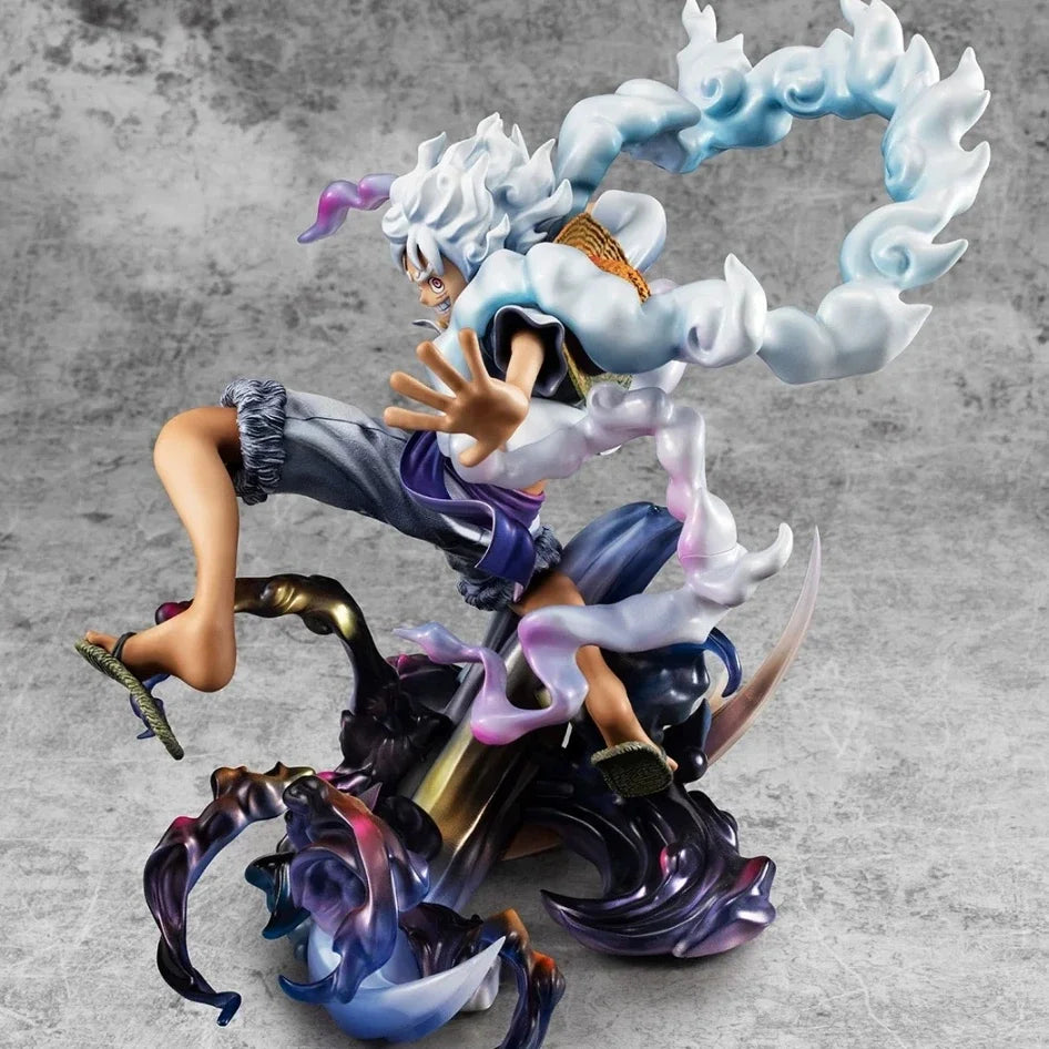 One Piece Lffy Аниме Фигурка Gear 5 Luffy Екшън Фигурка Бог на Слънцето Ника Луфи Статуя PVC Статуя Модел Кукла Колекция Играчки Подаръци