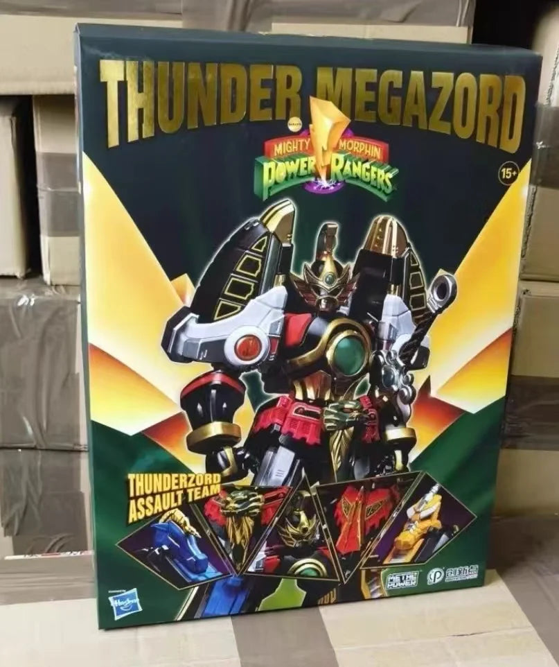 In Stock Rangers Thunderzord Raptorzord Action Figure Alloy Finished Movable Doll