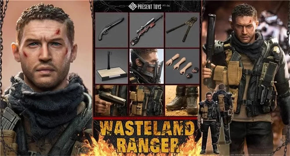 PRESENT TOYS PT-sp56 Man Tom Guy Warrior Crazy Max Full Set Moveable Action Figure Gift For Fans Collect About 12" 1/6