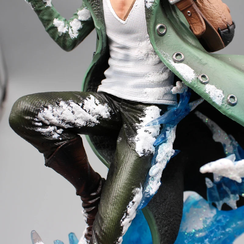 One Piece Aokiji Kuzan Аниме Фигурки 2 Глави 30см Gk Фигурка Pvc LED Светещ Модел Статуя Колекция Декорация Играчка Коледен Подарък