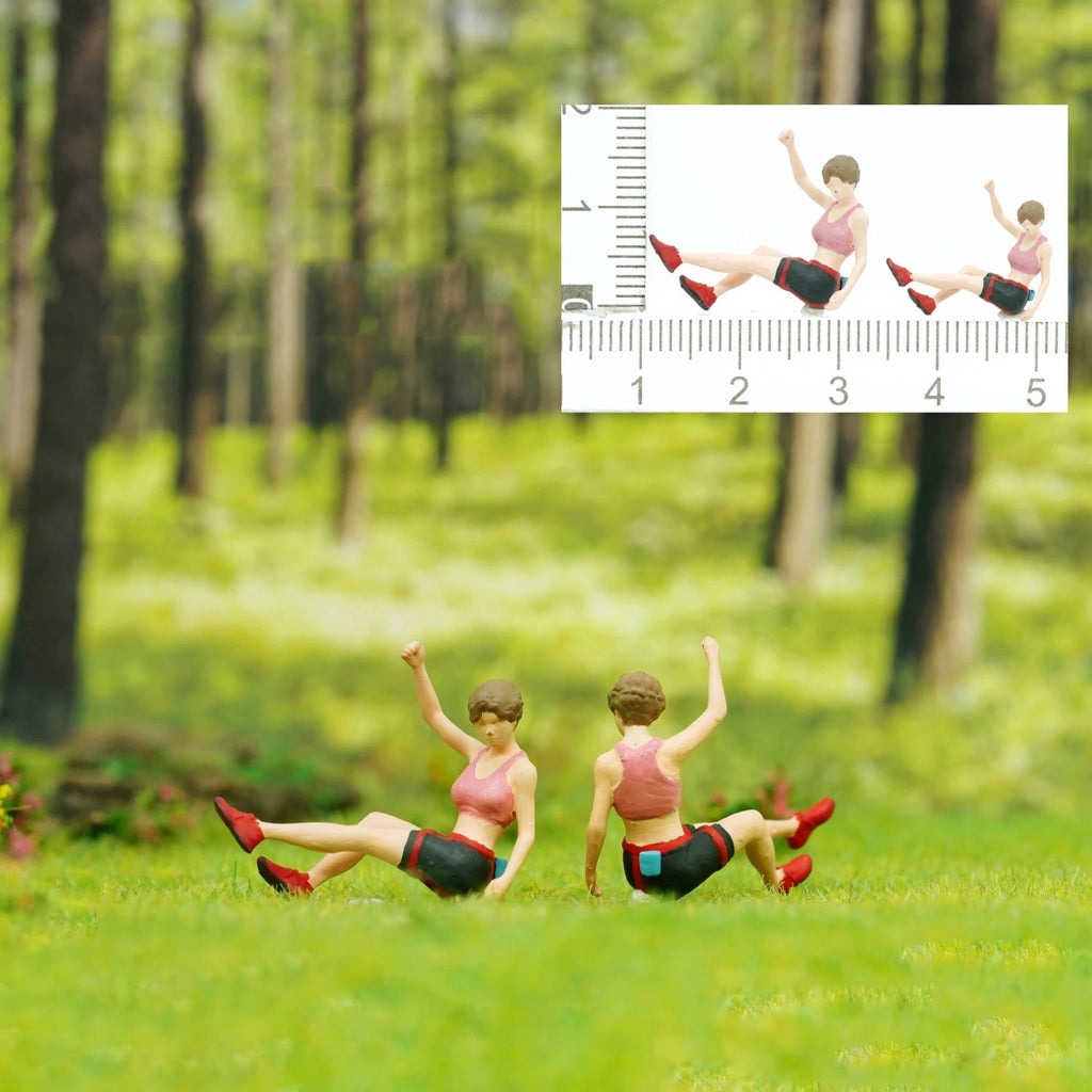1/64 Miniature Figure Sports Climbing Climber Model Collectible 1/87 Minifigures DIY Garage Scene Decoration Micro-landscape