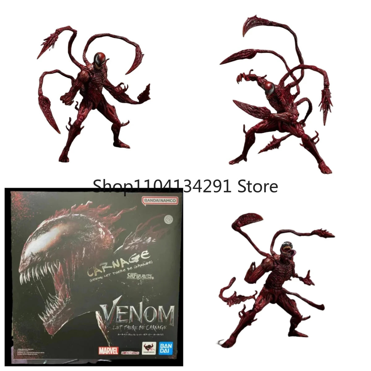 Bandai Soul Limited Edition SHF VENOM Venom 2: The Slaughter Begins Slaughter Marvel Universe Action Figure Collectible Gift