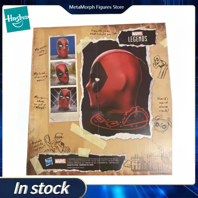 Original Hasbro Marvel Legends Series DEADPOOL Premium Head Anime Figures Collection Toys Models