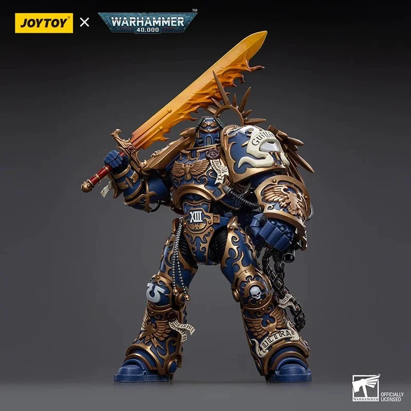 Joytoy Dark Source Warhammer 40k Ultramarines Primarch Roboute Guilliman 1:18 Mobile Soldier Figure Desktop Ornaments Statue