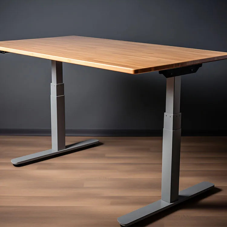 Home Gaming Height Adjustable Electric Standing Desk Frame Office Furniture Extendable Work Lifting White Desk