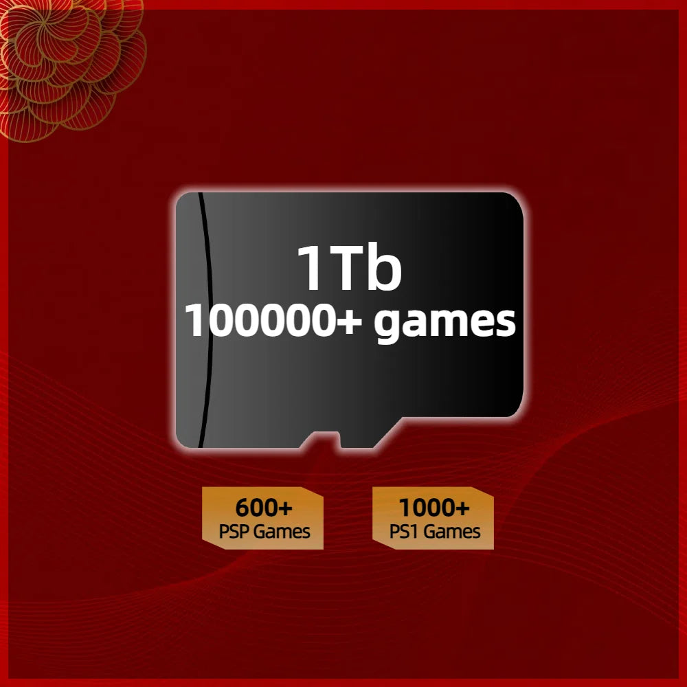 Game Card For Anbernic RG353V RG353VS Memory TF Plug&Play Pre-install Retro Games PSP PS1 SD Portable High Speed Card 1Tb 512G
