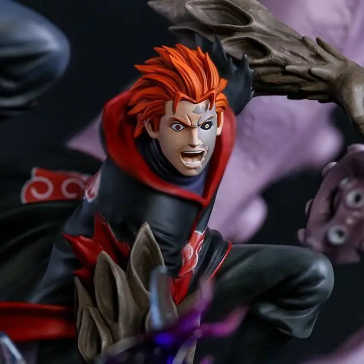 40cm Naruto Taka Squad Scene Statue Sasuke Suigetsu Karin Extra Large Anime Figure Epic Multi-Character Model Collection Gift
