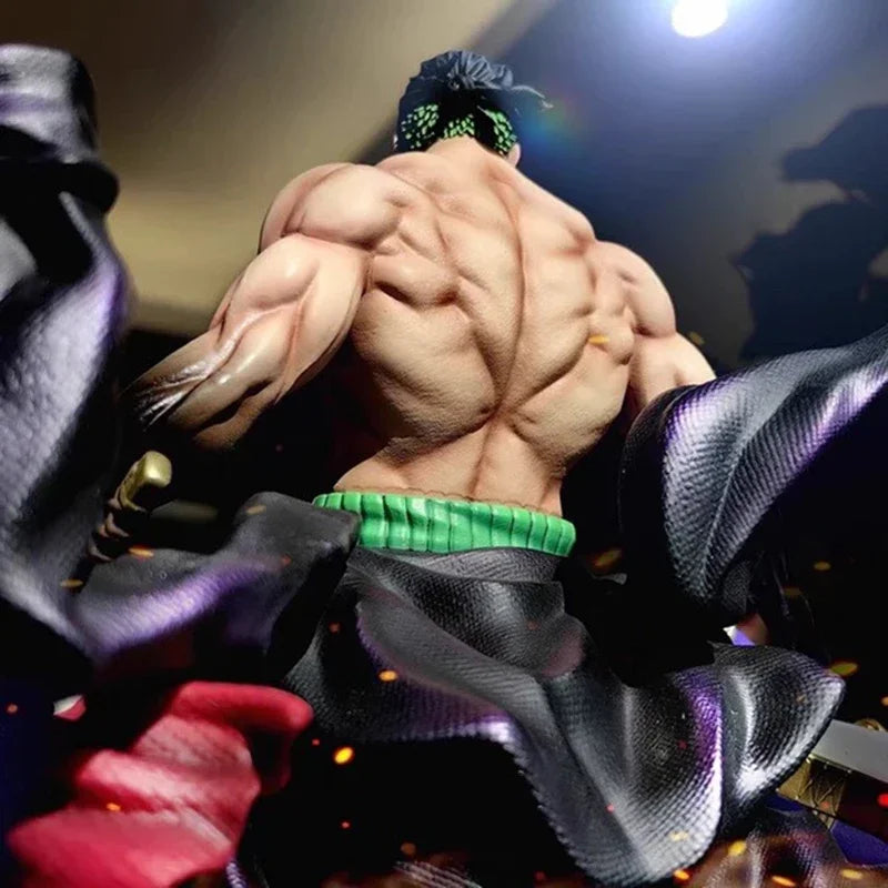 In Stock 25cm Anime One Piece Zoro Figures Sky Painting Roronoa Zoro Action Figures PVC Collection Model Toys Birthday Gifts