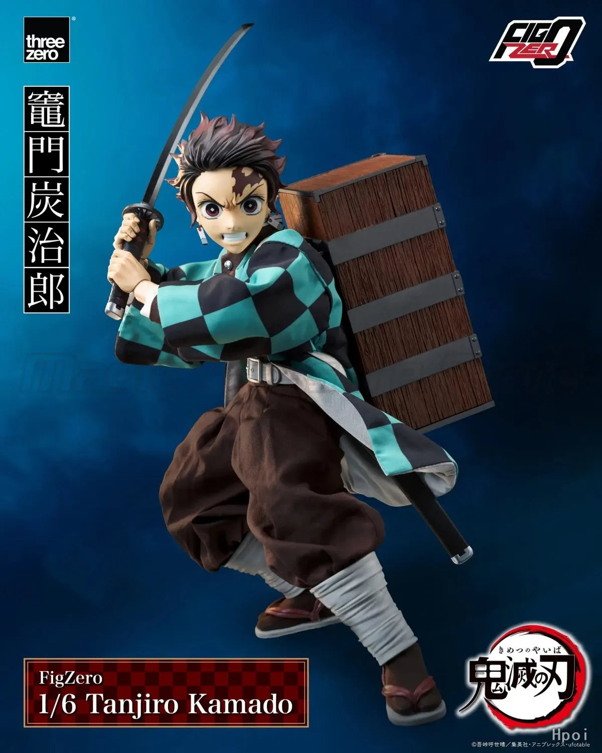 【MT】Original Threezero FigZero Blade of Demon Destruction Kamado Tanjirou 1/6 Action Figure Model Collection