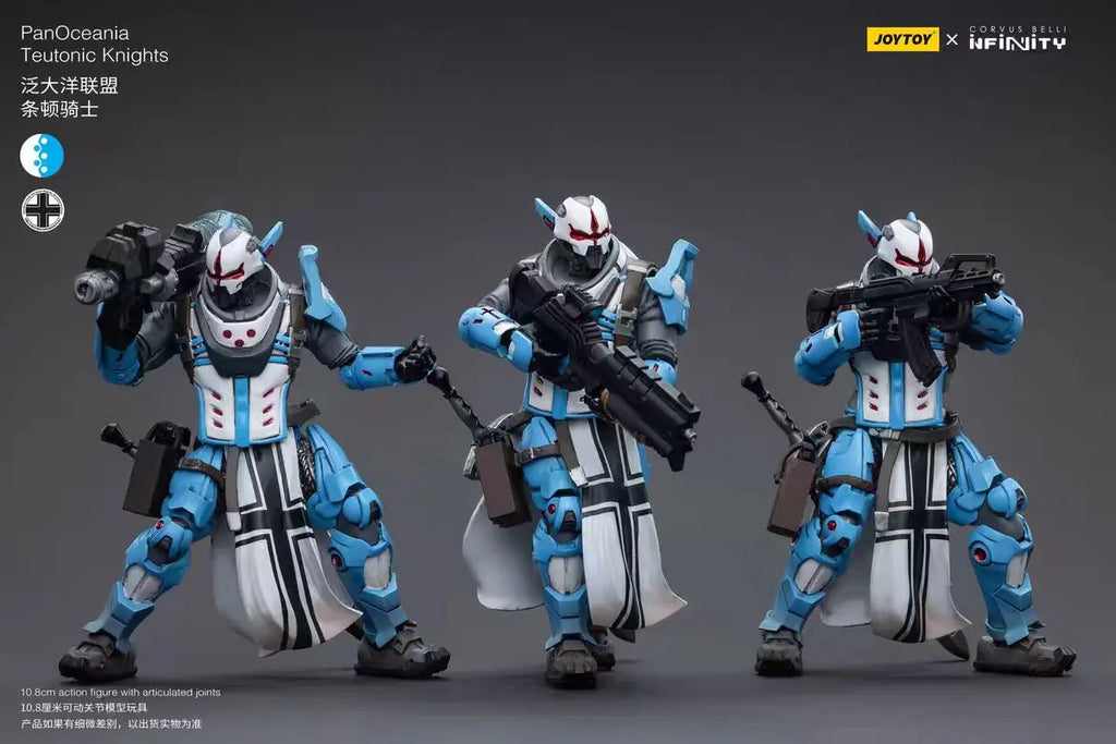 【In Stock】JOYTOY Infinity PanOceania Teutonic Knights 1/18 Action Figure with Articulated Joints