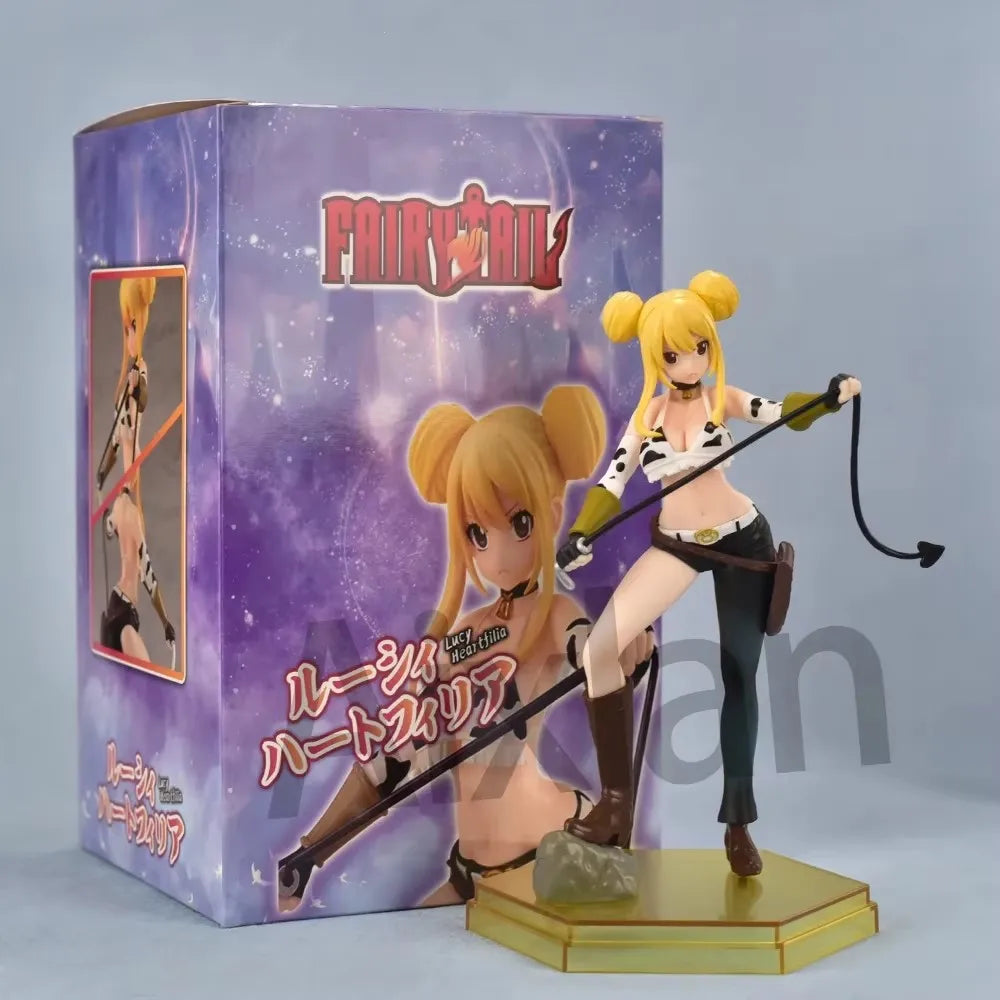 Aixlan Erza Scarlet Figur, 19 cm, Dämonenklinge, Rot, Sakura, keine PVC-Actionfigur, Amin, Geburtstagsgeschenk, Sammlerfigur