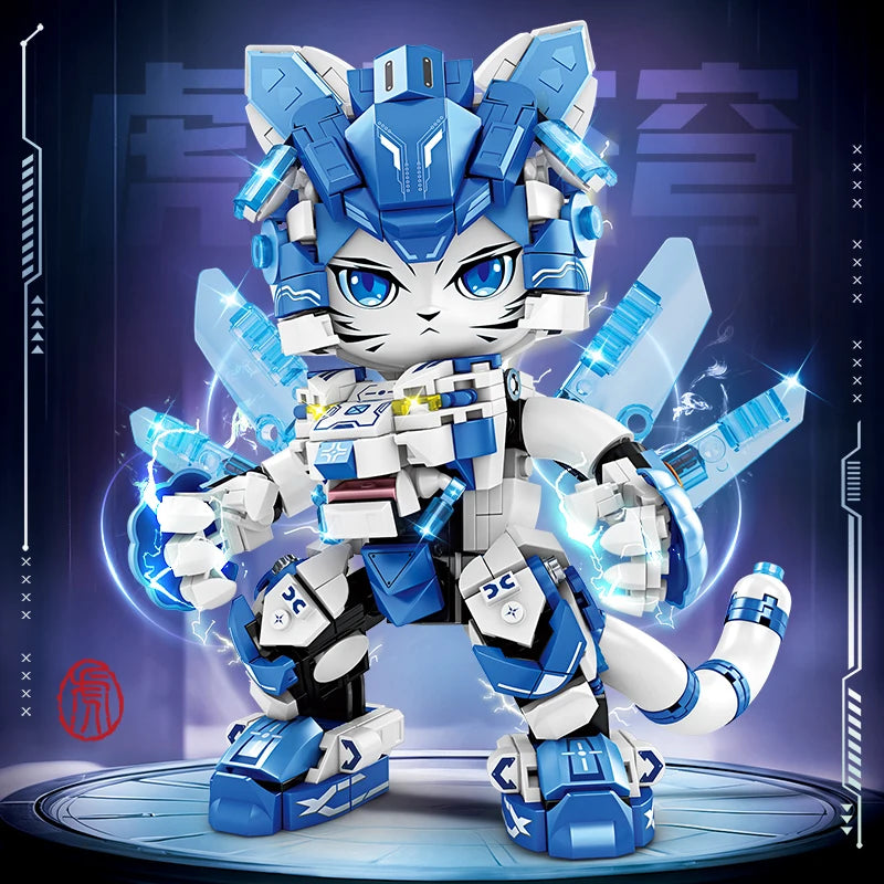 2025 New Model Mechanical Panda & Zodiac Building Blocks Gift Set - 12-in-1 Articulated Animal Toys for Birthday Christmas Gifts