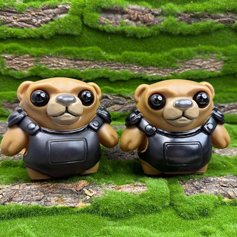 11cm/4.33in Valorant Squeeze Tactical Bear Kneading Doll 3D Fun Decompression Game Peripheral Model Creative Relaxation Gift Toy