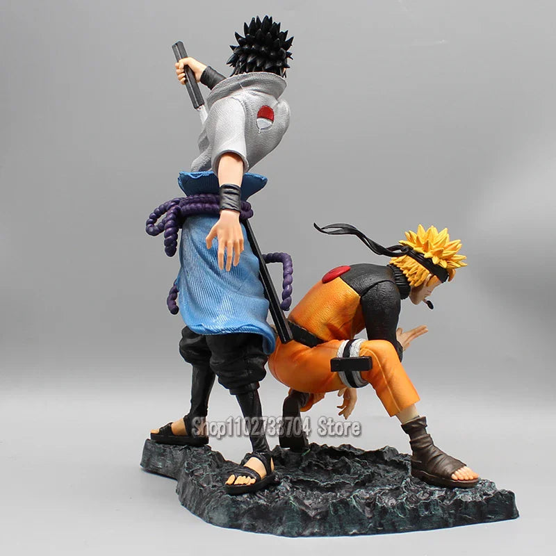 Anime Naruto Shippuuden Killer Bee Uzumaki Naruto Uchiha Sasuke Uchiha Madara Action Figures PVC Model Collection Toys Gifts