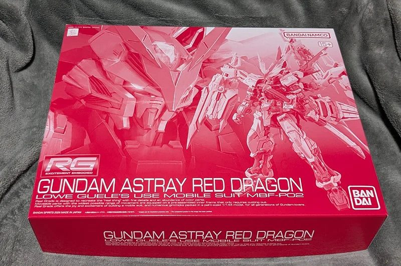In Stock BANDAI PB LIMITED GUNDAM SEED DESTINY ASTRAY R RG 1/144 GUNDAM ASTRAY RED DRAGON Anime Action Figures Assembly Toy