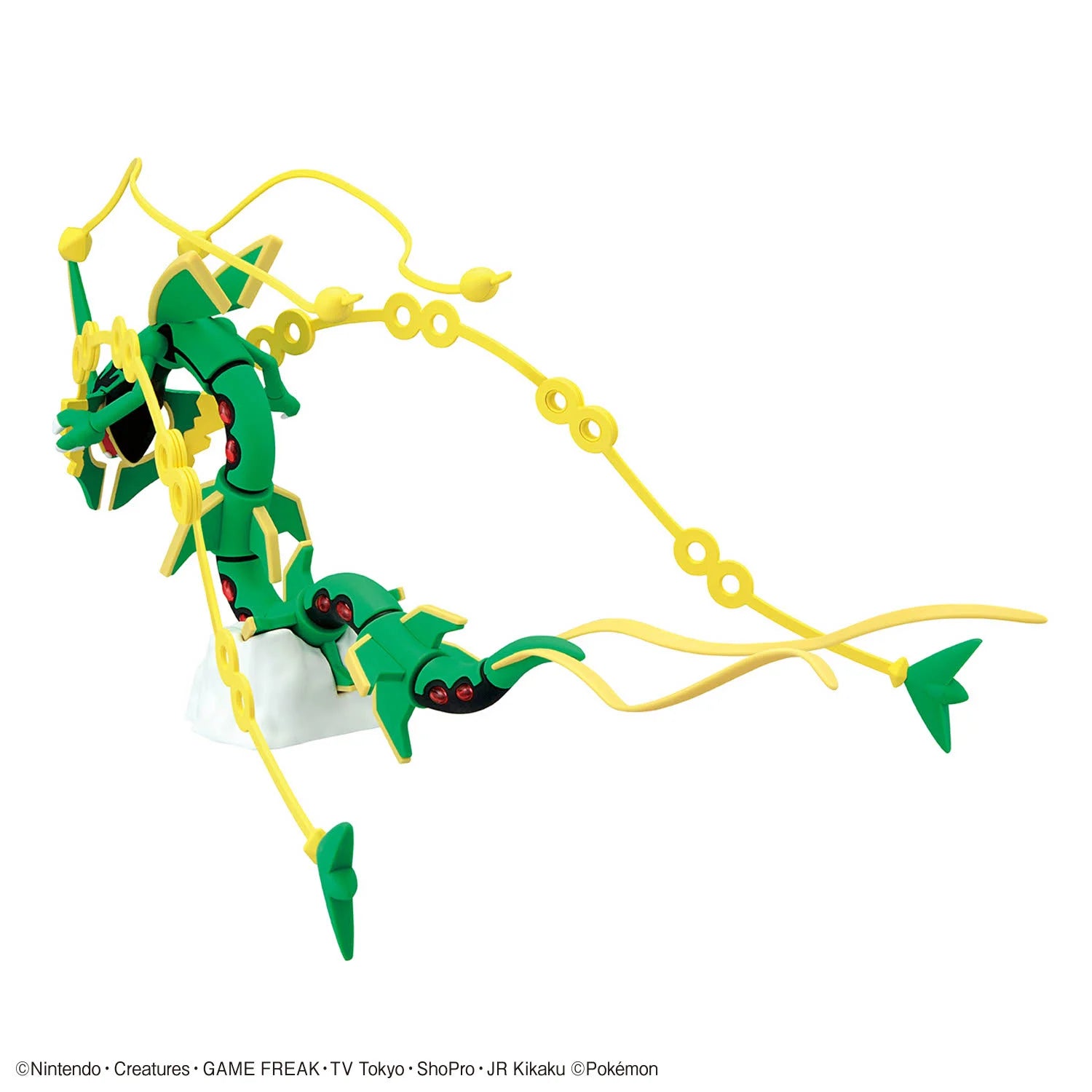 In Stock BANDAI POKEMON PokePla PLAMO COLLECTION 61 Rayquaza Mega Evolution Anime Action Figures Assembly Model Toy